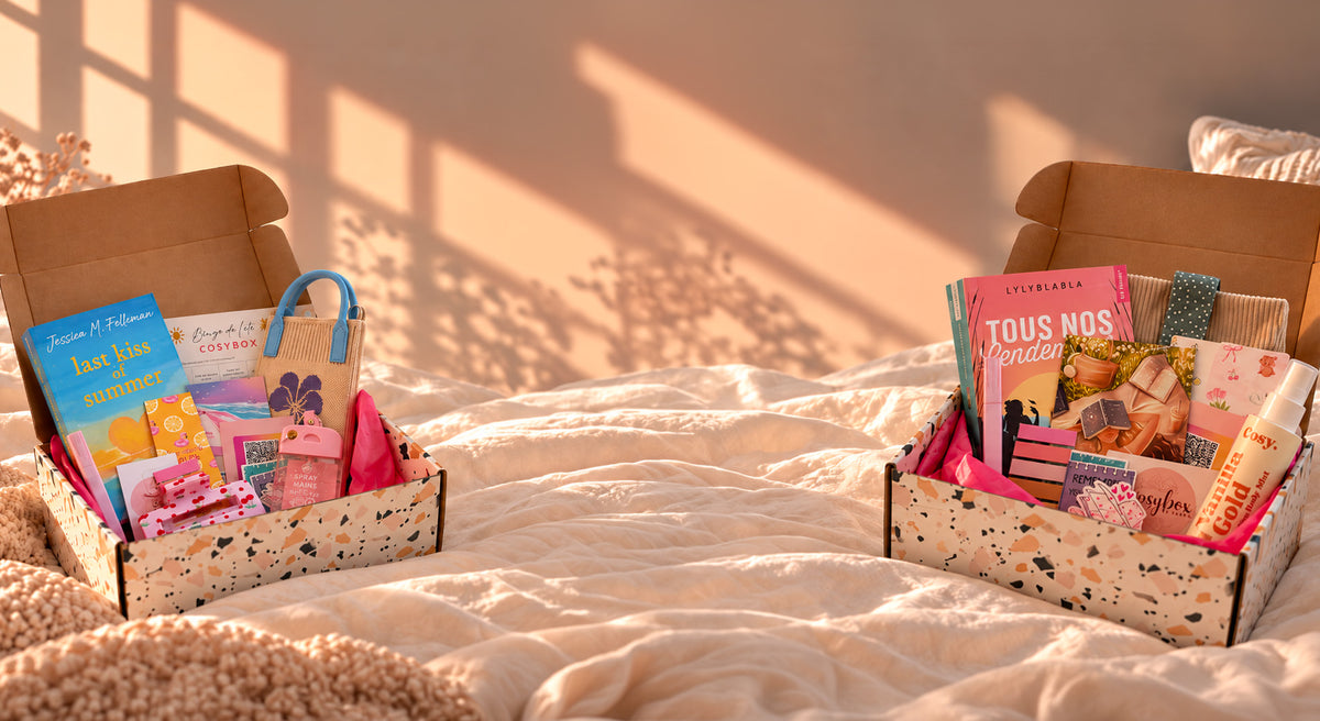 Trouvez la box livre mensuelle Cosybox faite pour vous